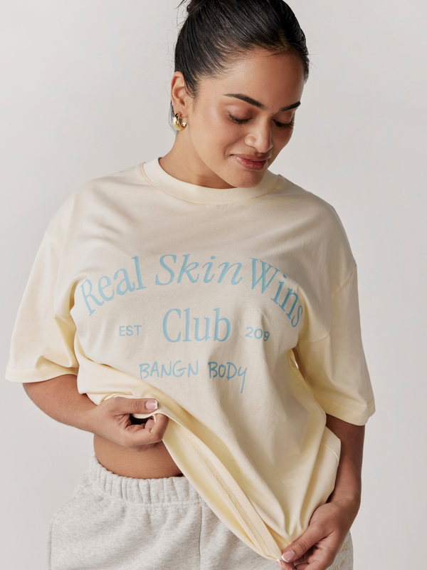 Real Skin Wins - Oversized T-shirt