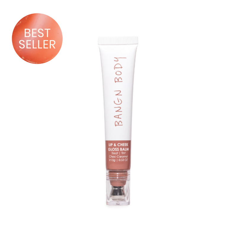 LIP & CHEEK GLOSS BALM - CHOC CARAMEL